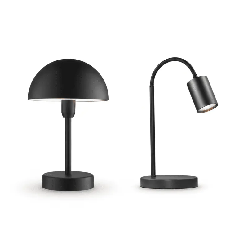 Lampade da tavolo | Nero