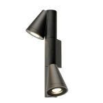 SLV T-Tubo Aluminium Nero | Adatto per 2x GU10