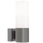 Nordlux Tangens Luce Da Parete Vetro e Metallo Grigio | IP44 - Adatto per E14