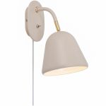 Nordlux Fleur 15 Luce Da Parete Metallo Beige | Adatto per E14