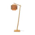 Good&Mojo Lampada da terra Bhutan Bambù Nero S | Adatto per 1x E27 