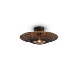 Good&Mojo Luce da soffitto Kalimantan Bambù Nero | Adatto per 1x E27 