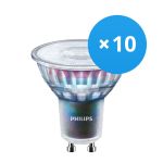 Confezione Multipack 10x Philips MASTER LED Spot ExpertColor GU10 PAR16 5.5W 400lm 36D - 940 Bianco Freddo | Miglior resa cromatica - Dimmerabile - Sostitutiva 50W
