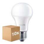 Confezione Multipack 10x Philips Corepro LED Bulbo E27 Pera Ghiaccio 13W 1521lm - 840 Bianco Freddo | Sostitutiva 100W