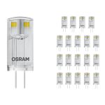 Confezione Multipack 20x Ledvance Performance LED Capsule G4 Chiara 0.9W 100lm - 827 Bianco Molto Caldo | Sostitua 10W