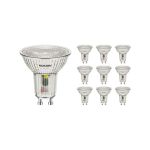 Confezione Multipack 10x Noxion Faretti LED GU10 PAR16 5.5W 560lm 36D - 830 Luce Calda | Sostitutiva 75W