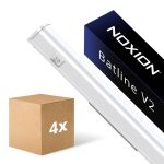 Confezione Multipack 4x Noxion Reglette LED Batline V2.0 15W 2020lm - 830-865 CCT | 120cm