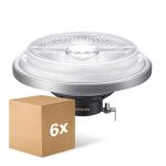 Confezione Multipack 6x Philips MASTER LED Faretti G53 AR111 14.8W 875lm 24D - 930 Luce Calda | Miglior resa cromatica - Dimmerabile - Sostitutiva 75W