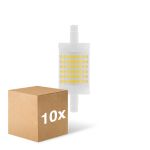 Confezione Multipack 10x Ledvance Performance LED R7s Doppio Ended 78mm Chiara 12W 1521lm - 827 Bianco Molto Caldo | Dimmerabile - Sostitua 100W