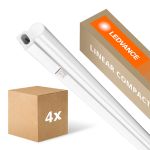 Confezione Multipack 4x Ledvance Reglette LED Linear Compatto High Output 20W 2000lm - 830 Luce Calda | 120cm