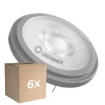 Confezione Multipack 6x Ledvance LED spot G53 AR111 7.2W 450lm 40D - 918-927 Dim To Warm | Miglior Resa Cromatica - Dimmerabile - Sostitutiva 50W