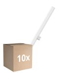 Confezione Multipack 10x Osram LEDinestra HD Lighting S14d 4.7W 470lm - 927 Bianco Molto Caldo | Miglior Resa Cromatica - Dimmerabile - Sostitutiva 40W