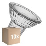 Confezione Multipack 10x Ledvance Faretti LED GU10 PAR16 6.9W 650lm 120D - 940 Bianco Freddo | Miglior Resa Cromatica - Dimmerabile - Sostitutiva 80W
