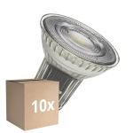 Confezione Multipack 10x Ledvance Faretti LED GU10 PAR16 6.1W 575lm 36D - 930 Luce Calda -  | Miglior Resa Cromatica - Dimmerabile - Sostitutiva 80W