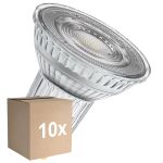 Confezione Multipack 10x Ledvance Faretti LED GU10 PAR16 2.4W 230lm 36D - 940 Bianco Freddo | Miglior Resa Cromatica - Dimmerabile - Sostitutiva 35W