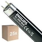 Confezione Multipack 25x Philips MASTER TL-D 18W - Blacklight Blu | 60cm