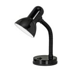 Eglo Lampada Da Tavolo Basic Acciaio Nero | IP20 - Adatto per 1x E27 