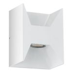 Eglo Luce Da Parete Morino Esterni Aluminium Bianca Up & Down 5W 460lm - 830 Luce Calda - 