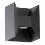 Eglo Luce Da Parete Morino Esterni Aluminium Antracite/Grafite Up & Down  5W 460lm - 830 Luce Calda - 