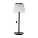 Eglo Lampada Da Tavolo Scordiano Solar Acciaio Nero 2W 220lm - 830-840-865 CCT | IP44 - USB-C