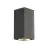 SLV Big Theo Up/Down Luce Da Parete Aluminium Antracite | IP44 - Esterni - Adatto per 2x GU10 Max. 75W - Dimmerabile
