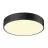 SLV Medo 40 Parete e Luce da soffitto Aluminium Nero Il Giro 20W 2350lm - 927-930-940 CCT | IP50 - Miglior Resa Cromatica - Dimmerabile 