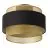 Ledvance Decor Hornet Luce da soffitto Nero | 300mm - Adatto per E27