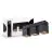 D'Lite Luce da soffitto Kubo Nero Inclinabile e Ruotabile | IP20 - Adatto per 3x GU10