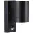 Nordlux Tin Luce Da Parete Metallo Nero | Adatto per 1x GU10 - con Sensor