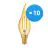 Confezione Multipack 10x Ledvance Vintage 1906 LED E14 Candela Oro 1.5W 120lm - 824 Bianco Molto Caldo | Sostitua 15W