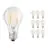 Confezione Multipack 10x Ledvance Classic LED E27 Pera Filamento Chiara 7.5W 1055lm - 827 Bianco Molto Caldo | Dimmerabile - Sostitua 75W