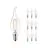 Confezione Multipack 10x Philips Corepro LED Candela E14 Punta attorcigliata Filamento Chiara 2W 250lm - 827 Bianco Molto Caldo | Sostitutiva 25W