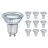 Confezione Multipack 10x Ledvance Performance Faretti LED Riflettore GU10 PAR16 4.3W 350lm 120D - 827 Bianco Molto Caldo | Sostitutiva 32W
