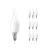 Confezione Multipack 10x Philips Corepro LED Candela E14 Piegato-tip Ghiaccio 2.2W 250lm - 827 Bianco Molto Caldo - Sostitutiva 25W