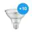 Confezione Multipack 10x Ledvance Faretti LED E27 PAR30 10W 633lm 36D - 927 Bianco Molto Caldo | Miglior Resa Cromatica - Dimmerabile - Sostitutiva 75W