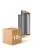 Confezione Multipack 10x Nordlux Nico Luce Da Parete Aluminium Antracite Up & Down | IP54 - Adatto per 2x GU10