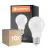 Confezione Multipack 10x Ledvance Classic LED E27 Pera Ghiaccio 4.9W 470lm - 827 Bianco Molto Caldo | Sostitua 40W