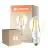 Confezione Multipack 4x Ledvance Classic LED E27 Pera Filamento Chiara 11W 1521lm - 827 Bianco Molto Caldo | Dimmerabile - Sostitua 100W