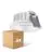 Confezione Multipack 4x Ledvance Faretti LED Air Fix Aluminium Bianca 6W 480lm 36D - 927 Bianco Molto Caldo | Ritaglio 68mm - IP65 - Miglior resa cromatica - Dimmerabile