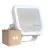 Confezione Multipack 4x Ledvance Proiettore LED Aluminium Bianca 17W 2200lm 100D - 830 Luce Calda -  | IP66 - Simmetrico