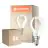 Confezione Multipack 6x Osram Classic LED E14 Sferica Filamento Chiara 5.9W 806lm - 827 Bianco Molto Caldo | Dimmerabile - Sostitutiva 60W