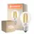 Confezione Multipack 10x Ledvance Classic LED E27 Pera Filamento Chiara 11W 1521lm - 827 Bianco Molto Caldo | Sostitutiva 100W