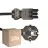 Confezione Multipack 25x Noxion GST-Compatibile Cavo di alimentazione - Femmina + Schuko Europlug - Nero 5m - 3 pole 0.75mm2
