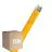 Confezione Multipack 10x Ledvance Tubo LED T8 Superior (EM/Mains) High Output 18W 2000lm - Giallo | 120cm - Sostitutiva 36W