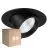 Confezione Multipack 6x Noxion Faretti LED Forza V2 Aluminium Nero 28/32/36/40W - 3300/3700/4100/4500lm 36D - 930-940-957 CCT | 160mm - Ritaglio 145mm - Miglior Resa Cromatica