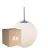 Confezione Multipack 6x Nordlux Luce pendente Cafe 30 E27 Argento - Vetro | Max. 25W