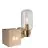 Confezione Multipack 6x Nordlux Tutan Luce Da Parete Vetro Ottone | Adatto per E14