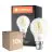 Confezione Multipack 10x Ledvance Classic Performance LED Bulbo B22d Pera Filamento Chiara 4W 470lm - 827 Bianco Molto Caldo | Sostitutiva 40W