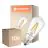 Confezione Multipack 10x Ledvance Classic LED Edison E27 Pera Filamento Chiara 3.8W 806lm - 827 Bianco Molto Caldo | Sostitutiva 60W
