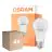 Confezione Multipack 4x Osram LED Star Classic E27 Pera Ghiaccio 10W 1055lm - 827 Bianco Molto Caldo | Sensore Di Luce - Sostitutiva 75W